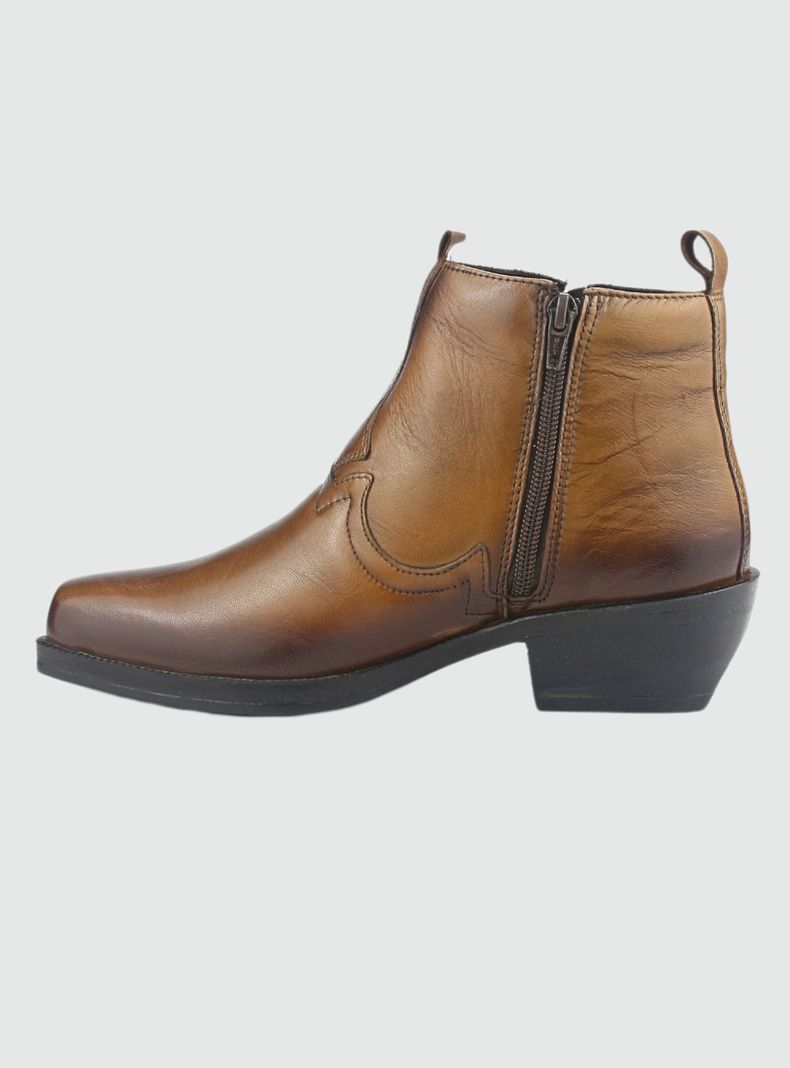 Botin Ferracini Hombre 8907 Café Casual-1