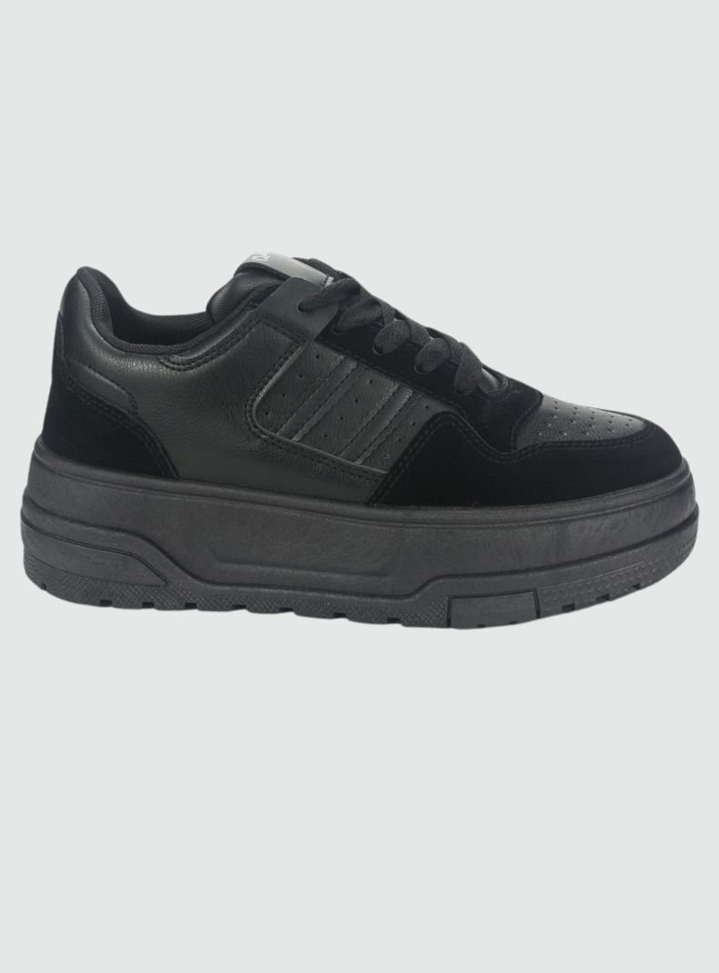 Zapatilla Chalada Mujer Trume-1 Negro Casual-0