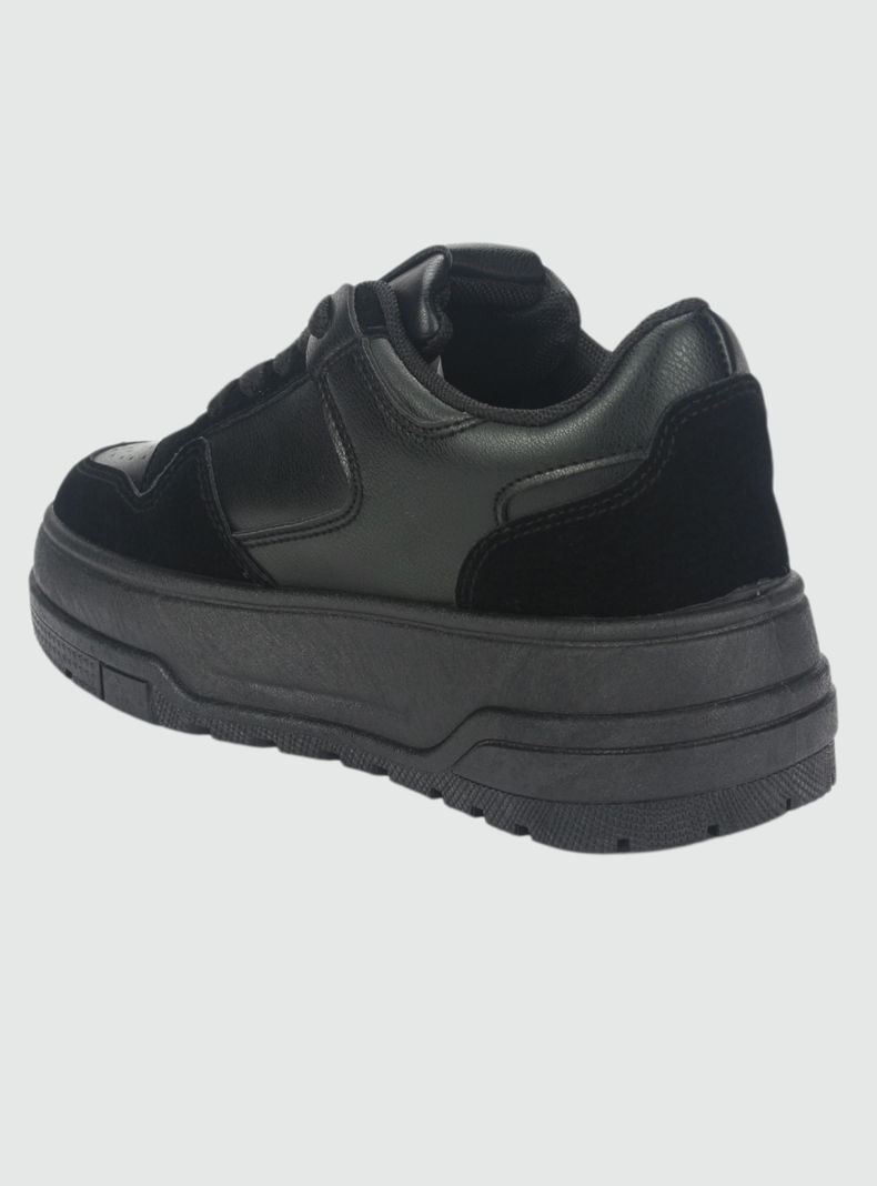 Zapatilla Chalada Mujer Trume-1 Negro Casual-3