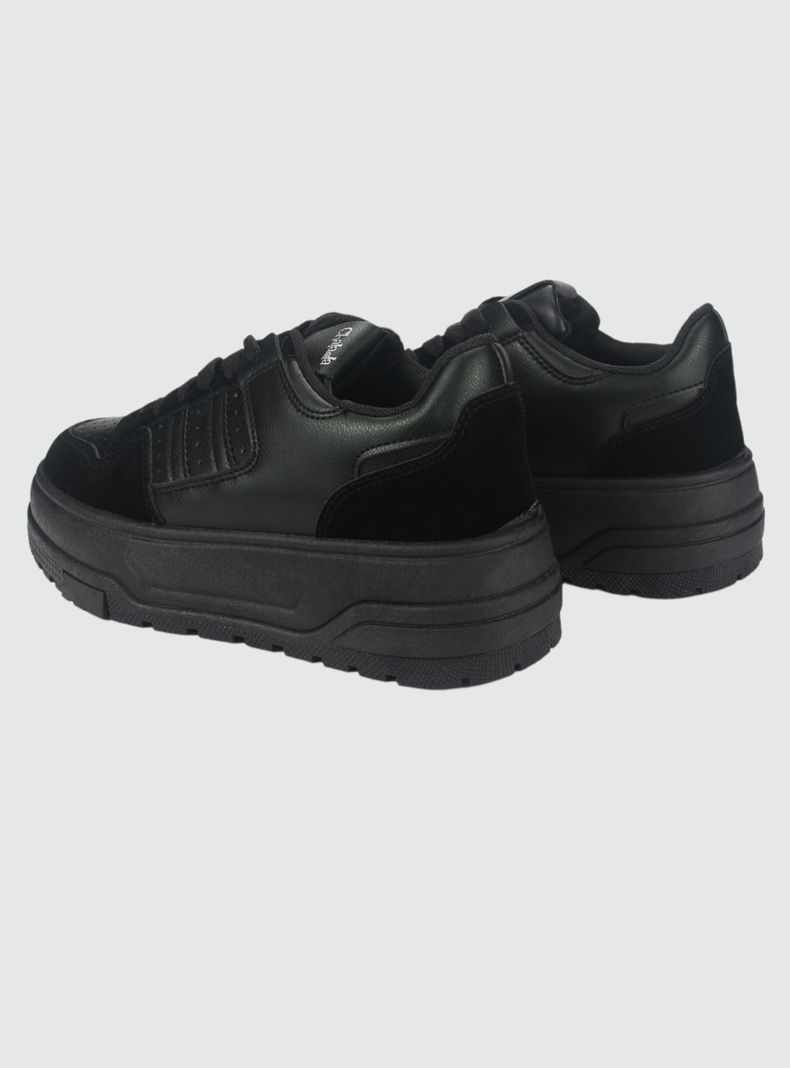 Zapatilla Chalada Mujer Trume-1 Negro Casual-5
