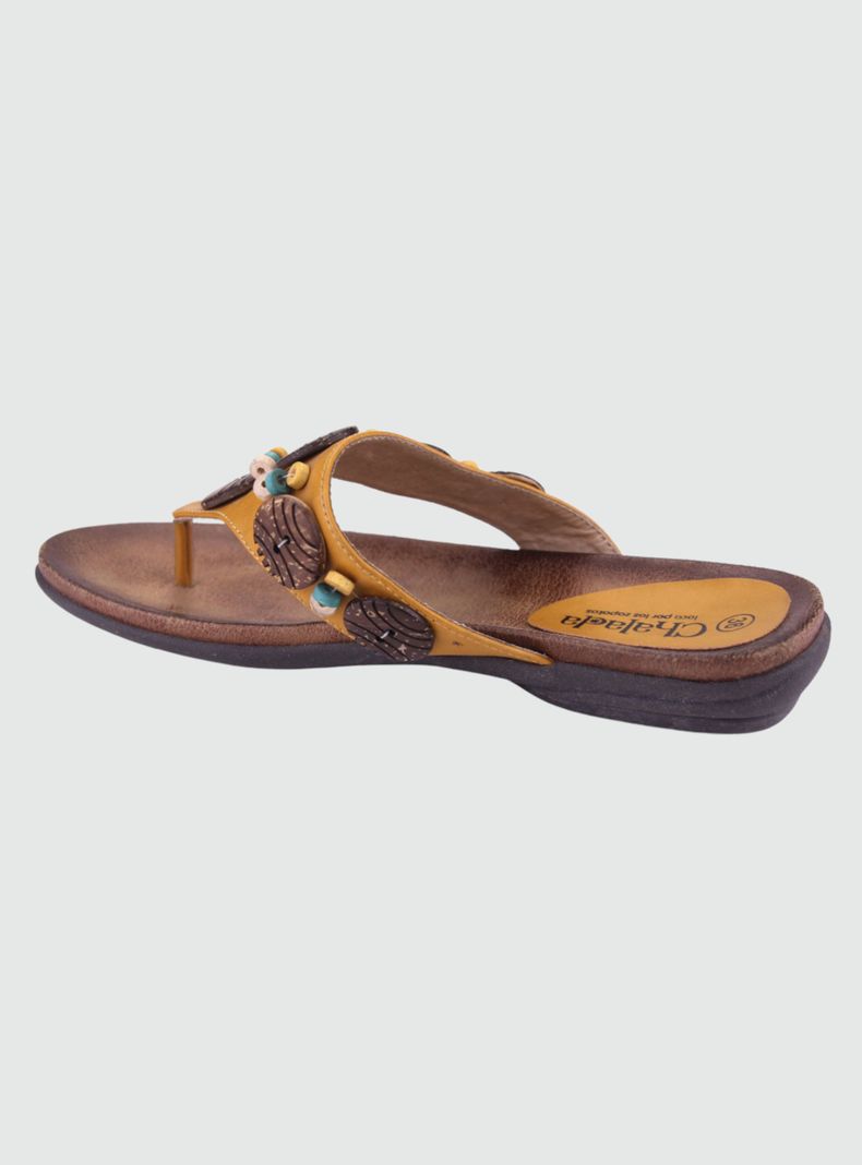 Sandalia Chalada Mujer Anatomic54 Amarillo Moda-1