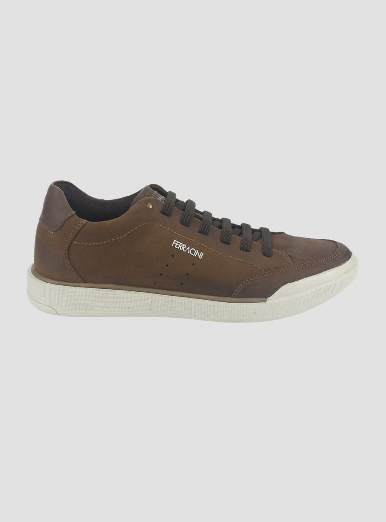 Zapatilla Ferracini Hombre 1059 Café Casual-0