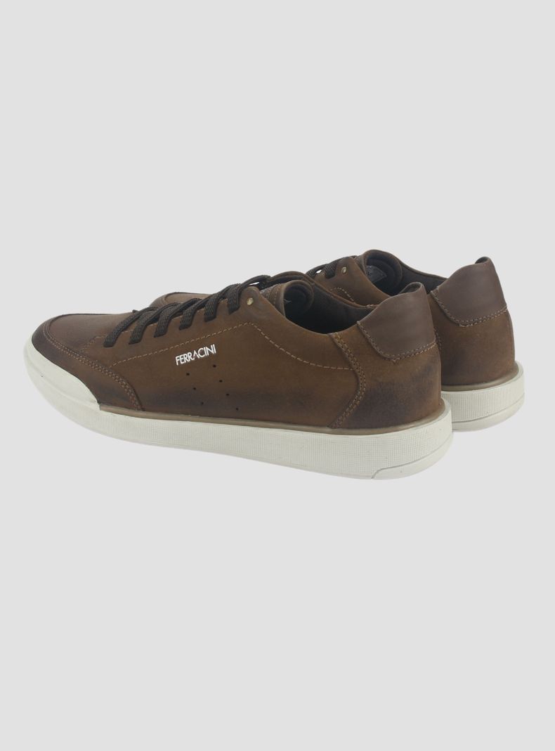 Zapatilla Ferracini Hombre 1059 Café Casual-5
