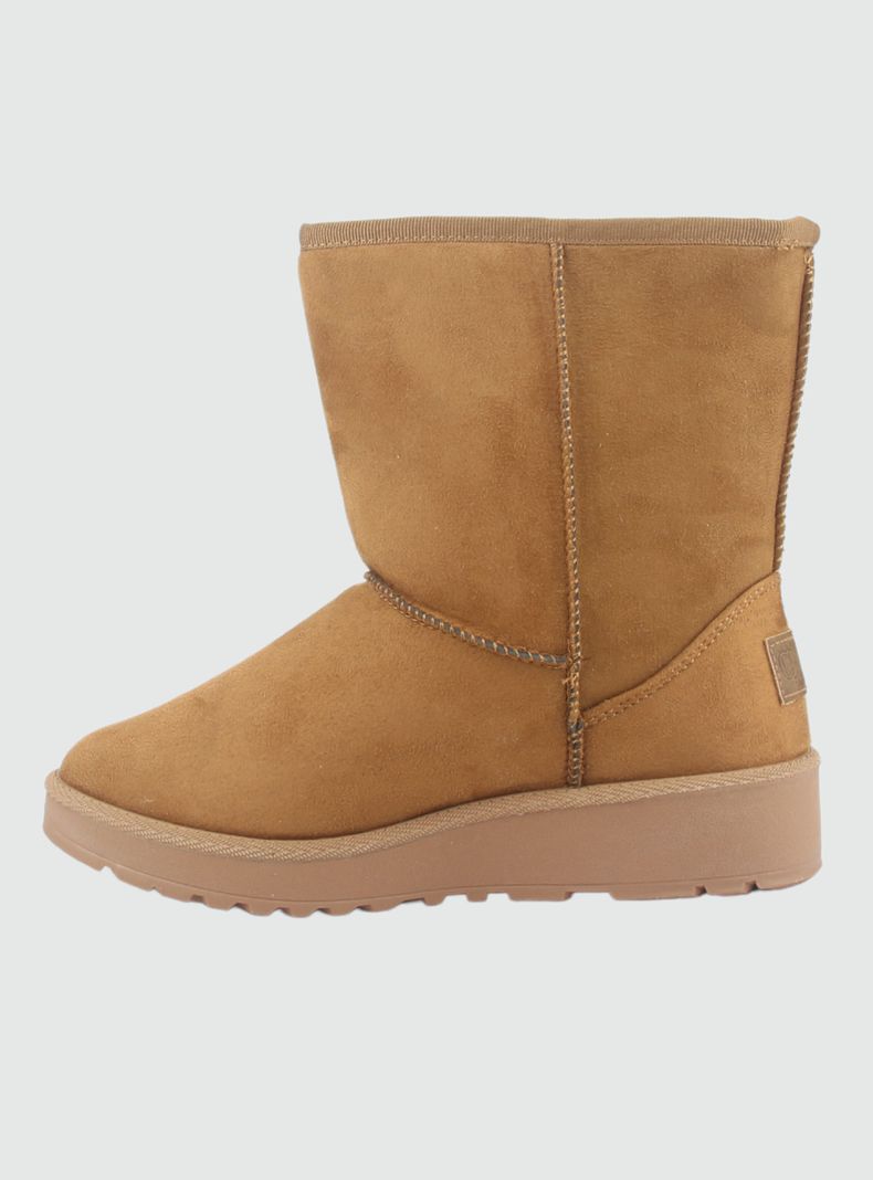Botin Chalada Mujer Pinnew-20 Tostado Casual-1