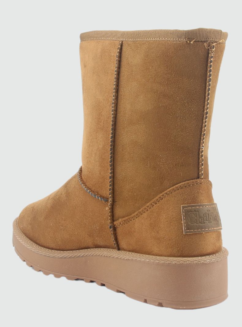 Botin Chalada Mujer Pinnew-20 Tostado Casual-3
