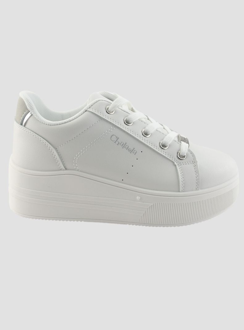Zapatilla Chalada Mujer Memphi-2 Blanco Urbano-0