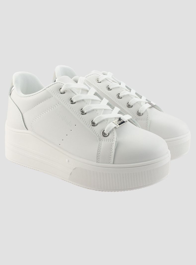 Zapatilla Chalada Mujer Memphi-2 Blanco Urbano-4