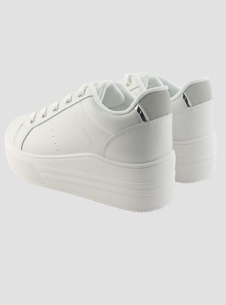 Zapatilla Chalada Mujer Memphi-2 Blanco Urbano-5
