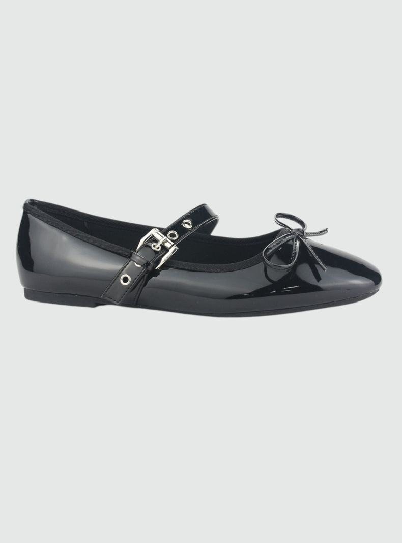 Zapato Chalada Mujer Miu-2 V Negro Negro Casual-0