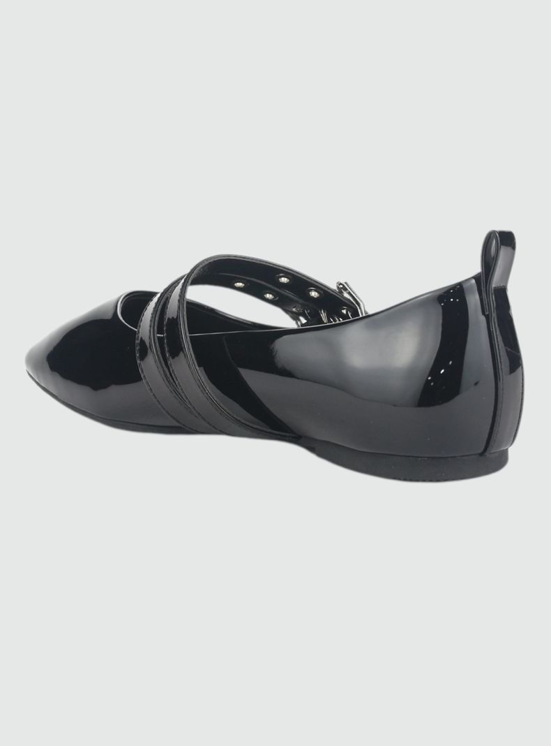 Zapato Chalada Mujer Miu-2 V Negro Negro Casual-3