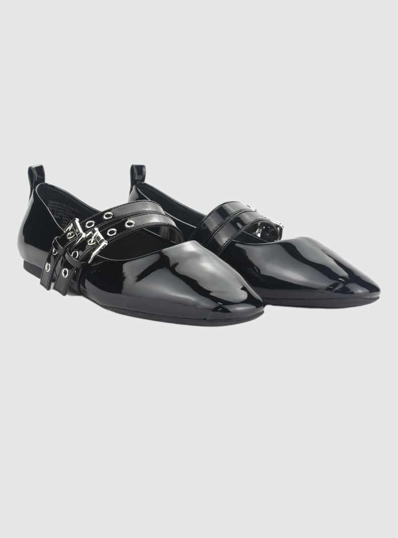 Zapato Chalada Mujer Miu-2 V Negro Negro Casual-4