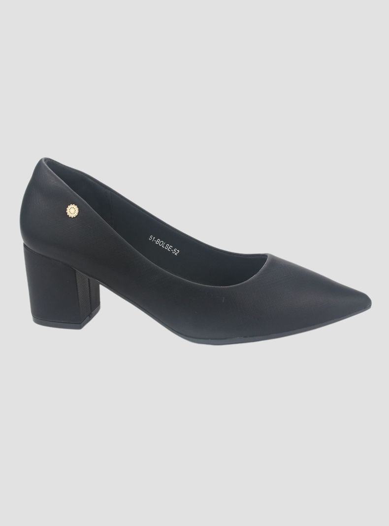 Zapato Chalada Mujer Bolse-52 Negro Casual-0