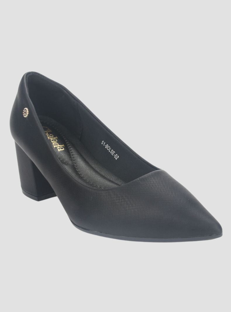 Zapato Chalada Mujer Bolse-52 Negro Casual-2