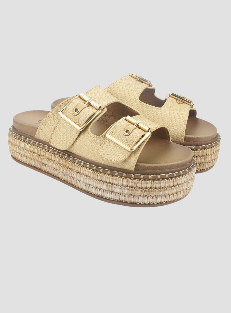 Sandalia Chalada Mujer Yukon-15 Beige Plataforma Poki-4