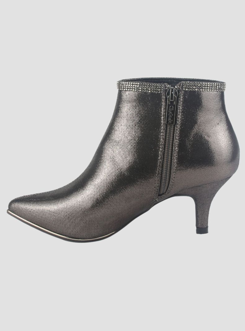 Botin Chalada Mujer Plos-66 Plateado Casual-1