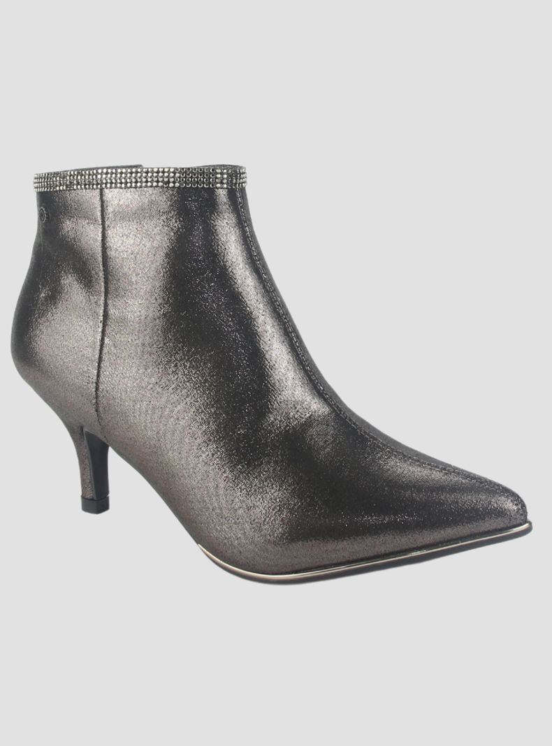 Botin Chalada Mujer Plos-66 Plateado Casual-2