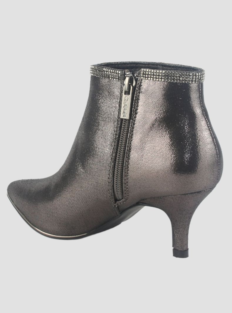 Botin Chalada Mujer Plos-66 Plateado Casual-3