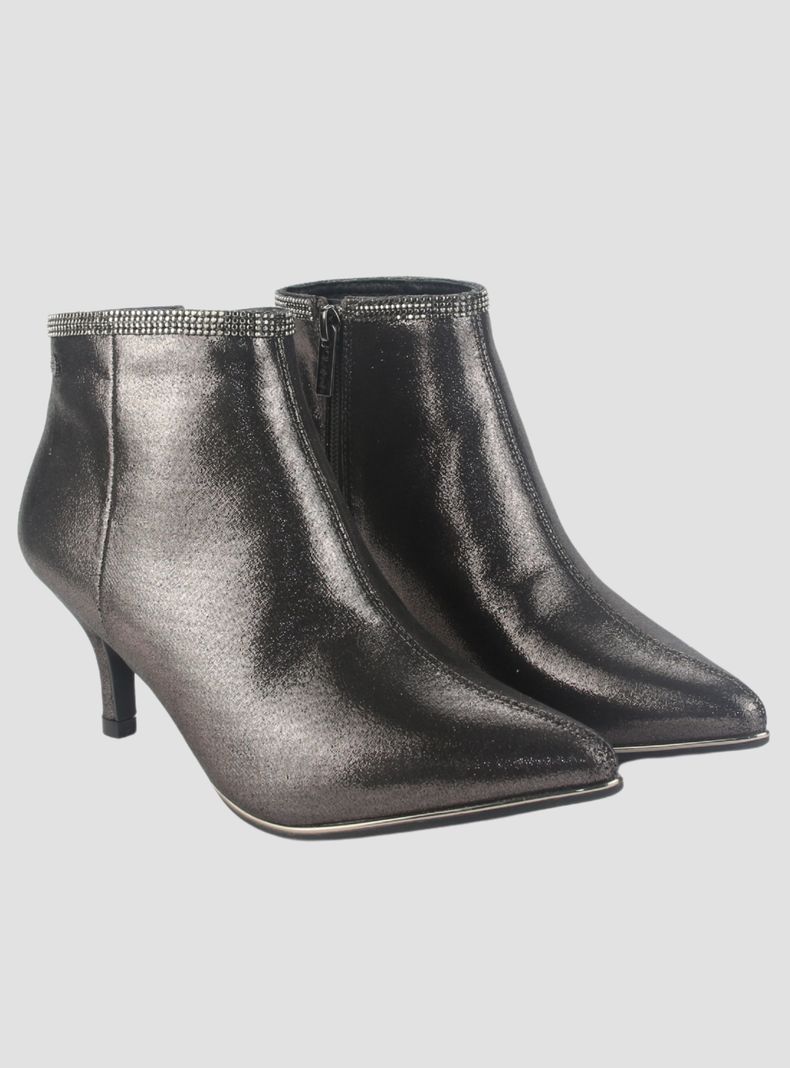 Botin Chalada Mujer Plos-66 Plateado Casual-4