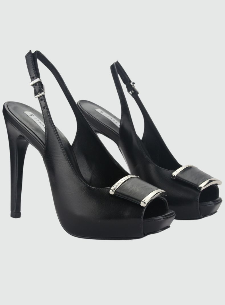 Zapato Jorge Bischoff Mujer J13983018 Negro Casual-4