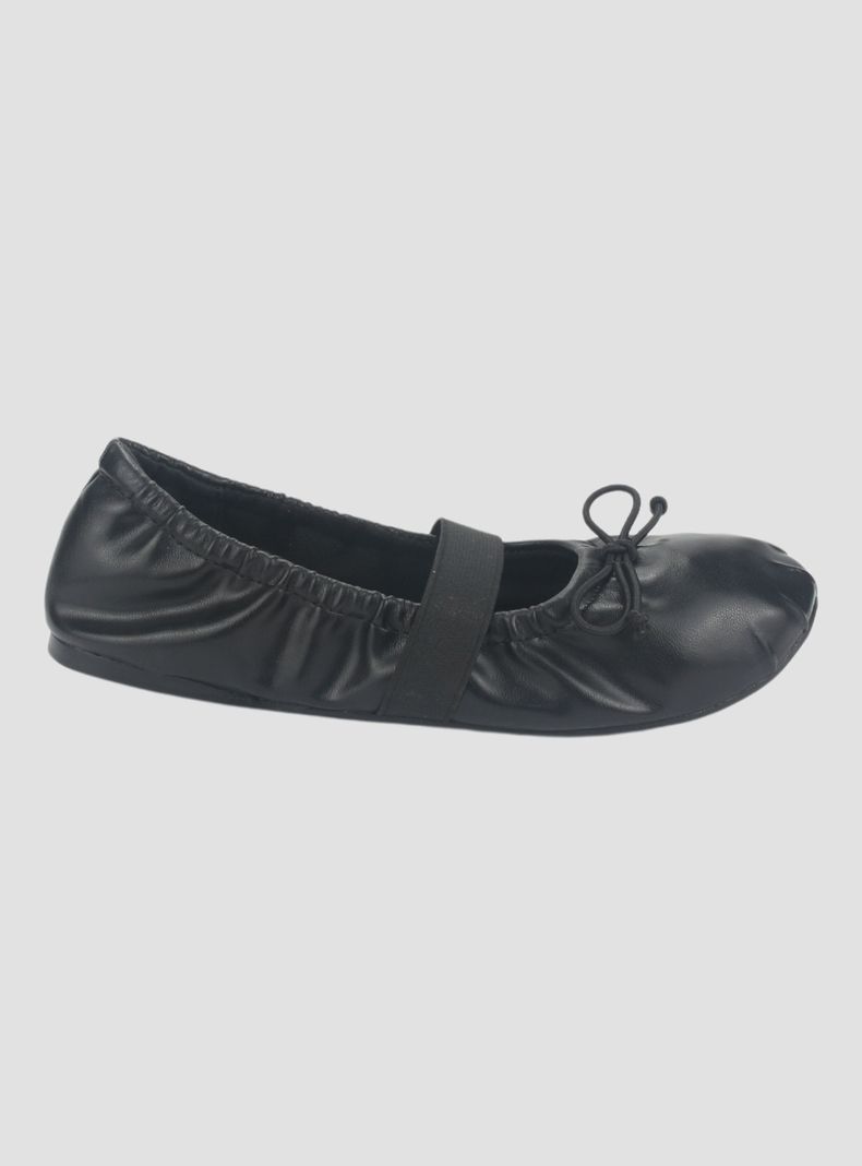 Ballerina Chalada Mujer Capo-1 Negro Plano-0