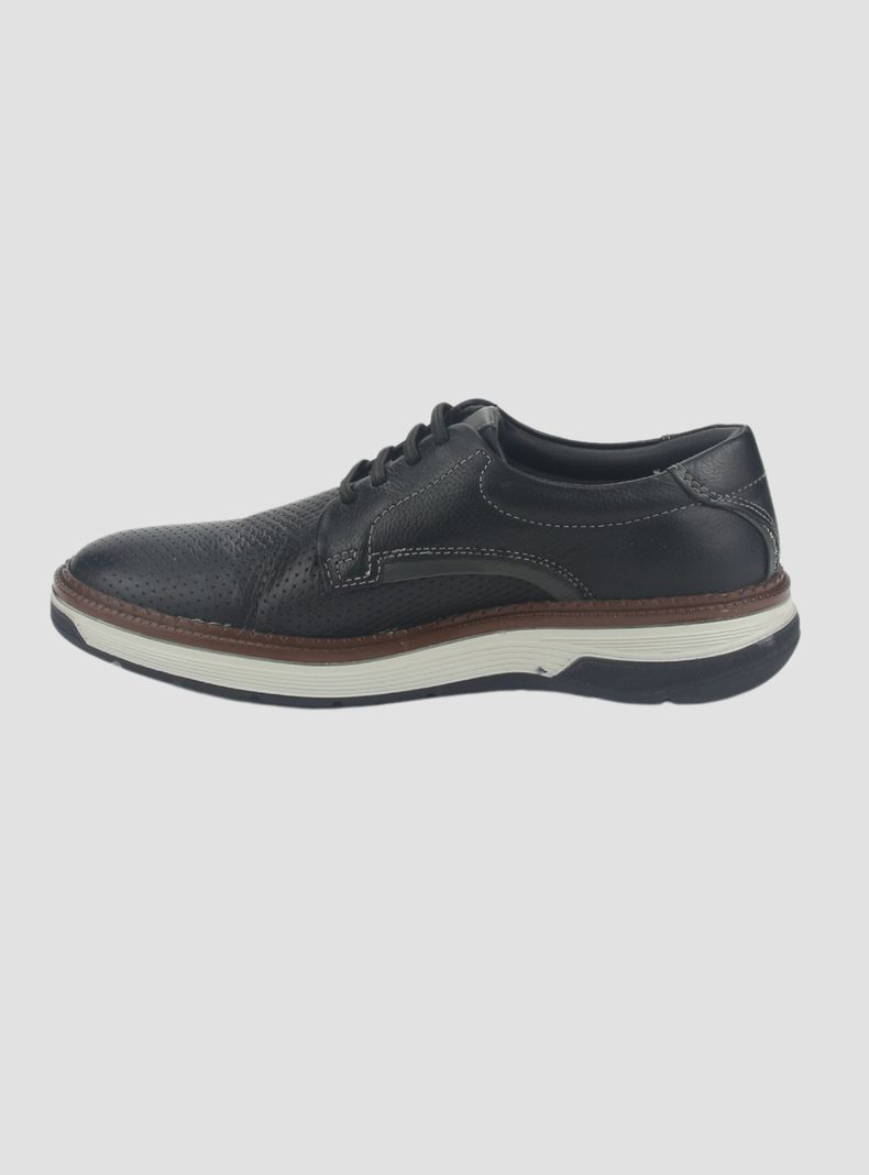 Zapato Ferracini Hombre 4326 Negro Casual-1