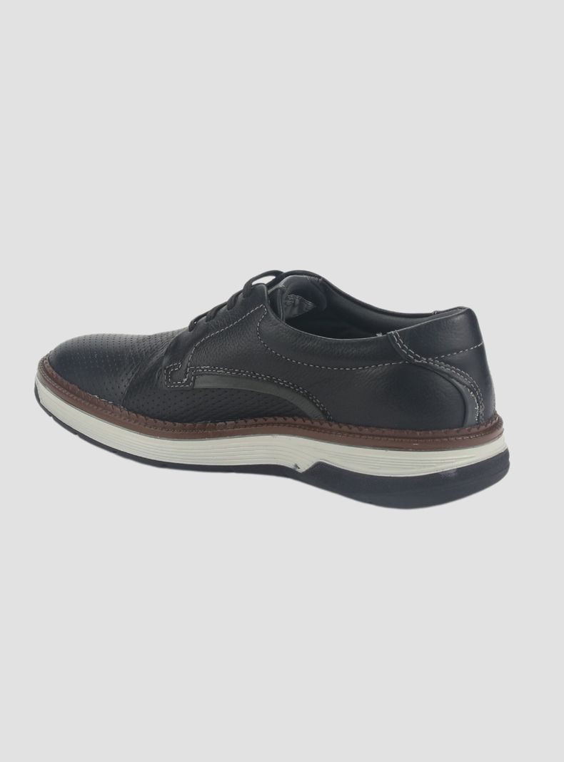 Zapato Ferracini Hombre 4326 Negro Casual-3