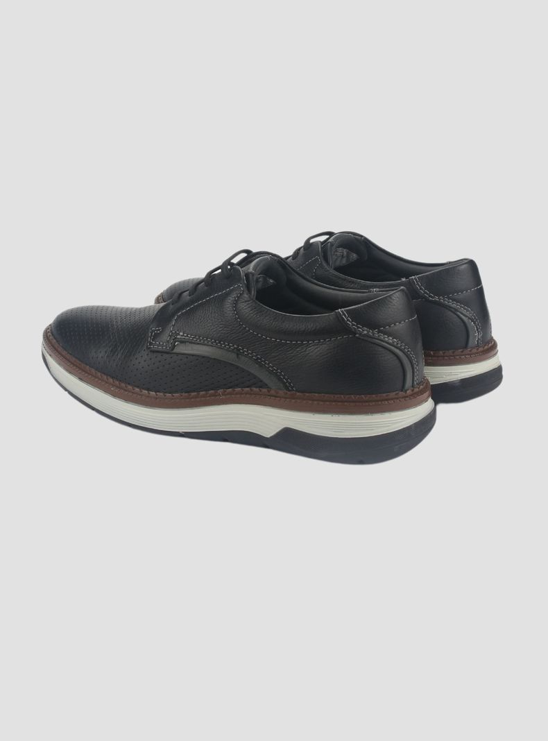 Zapato Ferracini Hombre 4326 Negro Casual-5