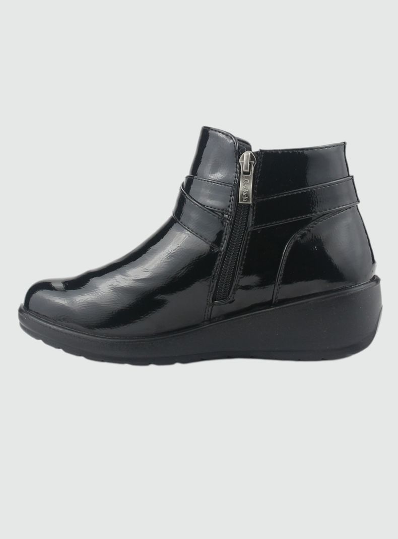 Botin Chalada Mujer Confort-6 Negro Casual-1