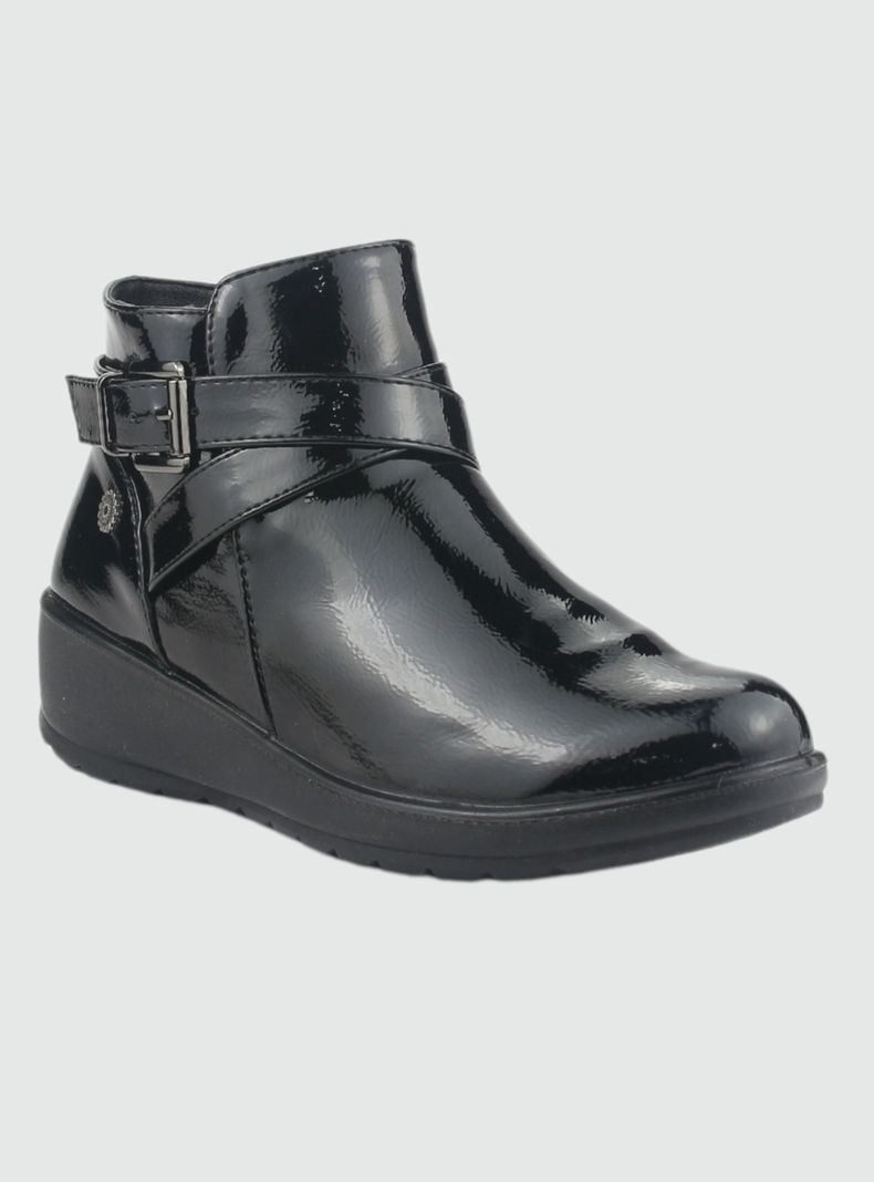 Botin Chalada Mujer Confort-6 Negro Casual-2