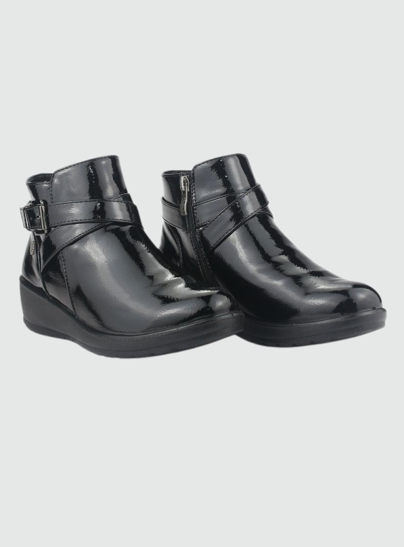 Botin Chalada Mujer Confort-6 Negro Casual-4