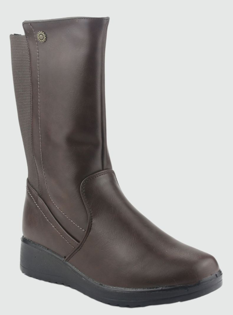 Botin Chalada Mujer Humen-3 Café Casual-2