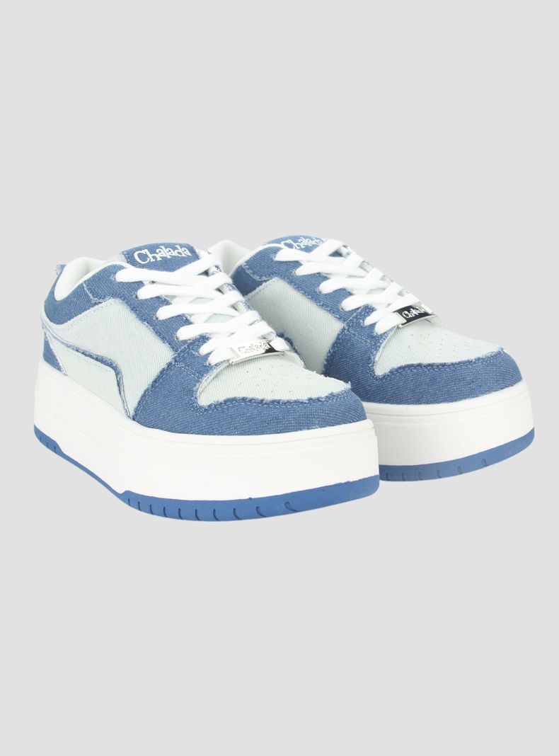 Zapatilla Chalada Mujer Trina-1 Azul Urbano-4