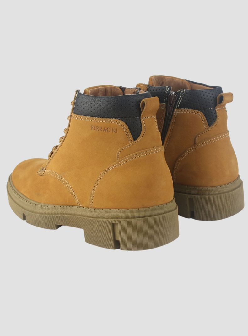 Botin Ferracini Hombre 5909 Aston Camel Casual-3