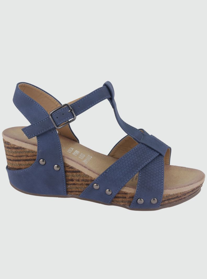 Sandalia Chalada Mujer Pasco-22 Azul Marino Casual-0