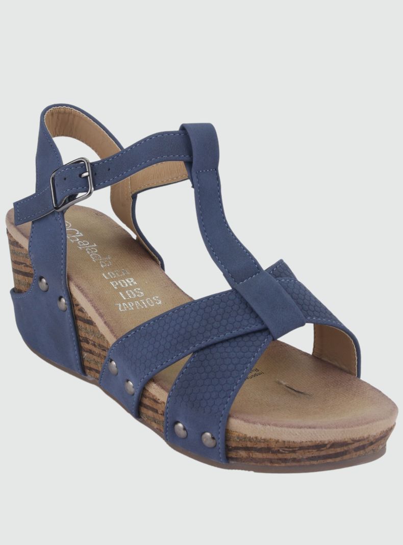 Sandalia Chalada Mujer Pasco-22 Azul Marino Casual-2
