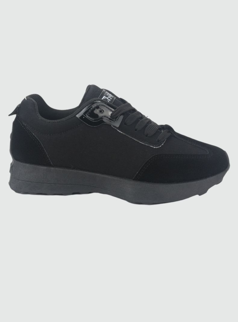 Zapatilla Chalada Mujer Flash-1 Negro Urbano-0