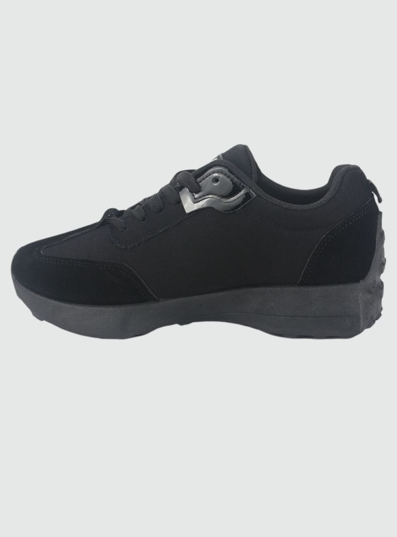 Zapatilla Chalada Mujer Flash-1 Negro Urbano-1