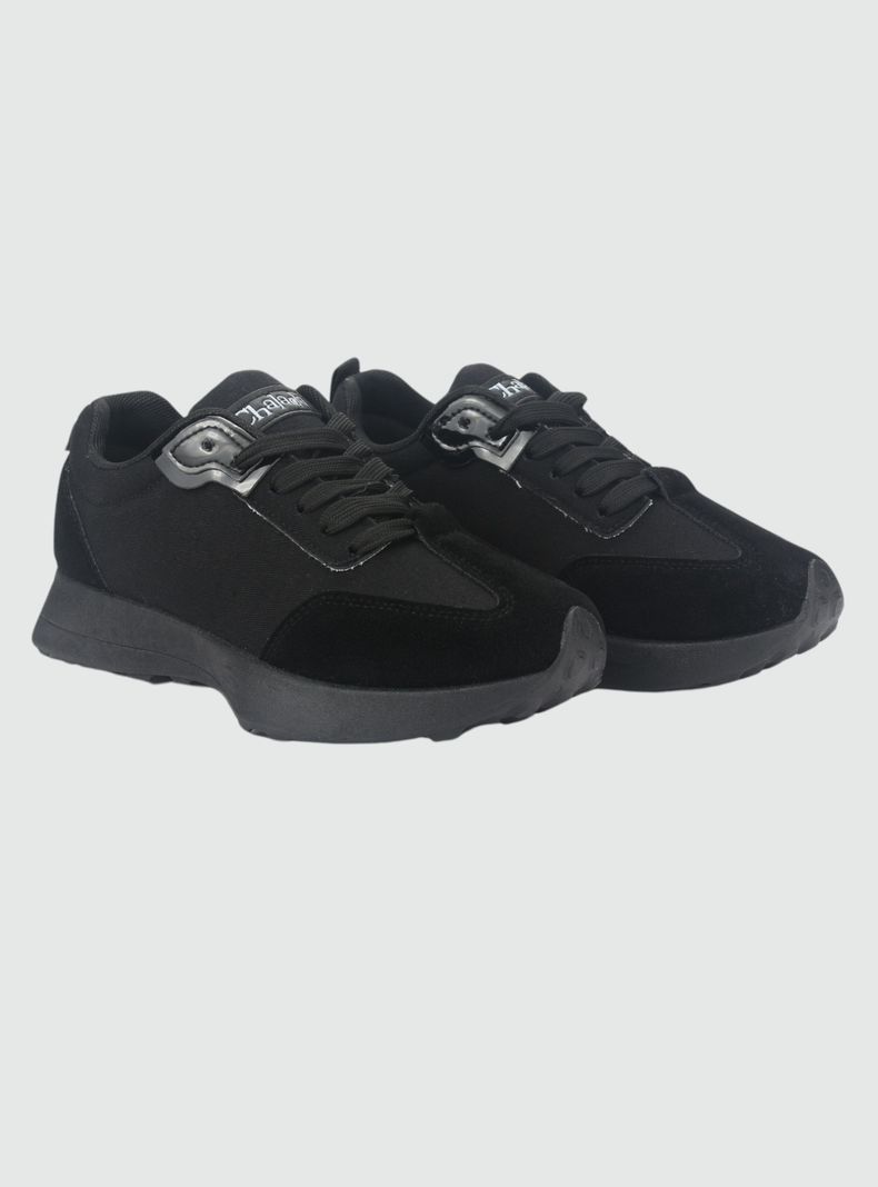 Zapatilla Chalada Mujer Flash-1 Negro Urbano-4