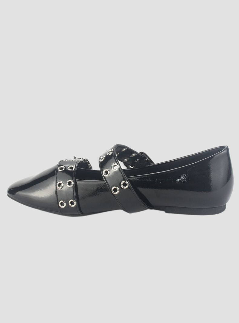Ballerina Chalada Mujer Miu-7 Negro Casual-1