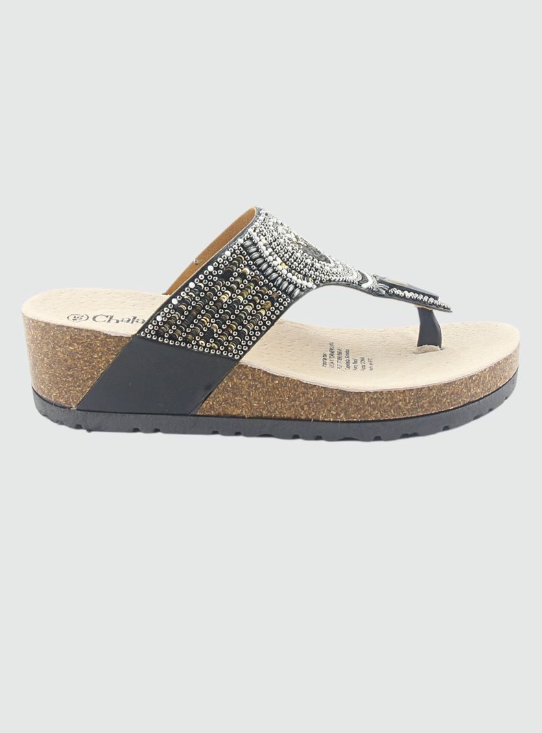 Sandalia Chalada Mujer Doit-10 Negro Casual-0