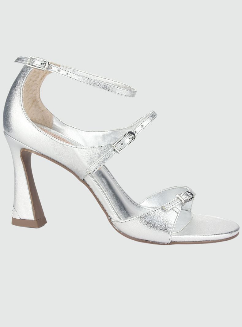Sandalia Jorge Bischoff Mujer J18533001 Plateado Casual-0