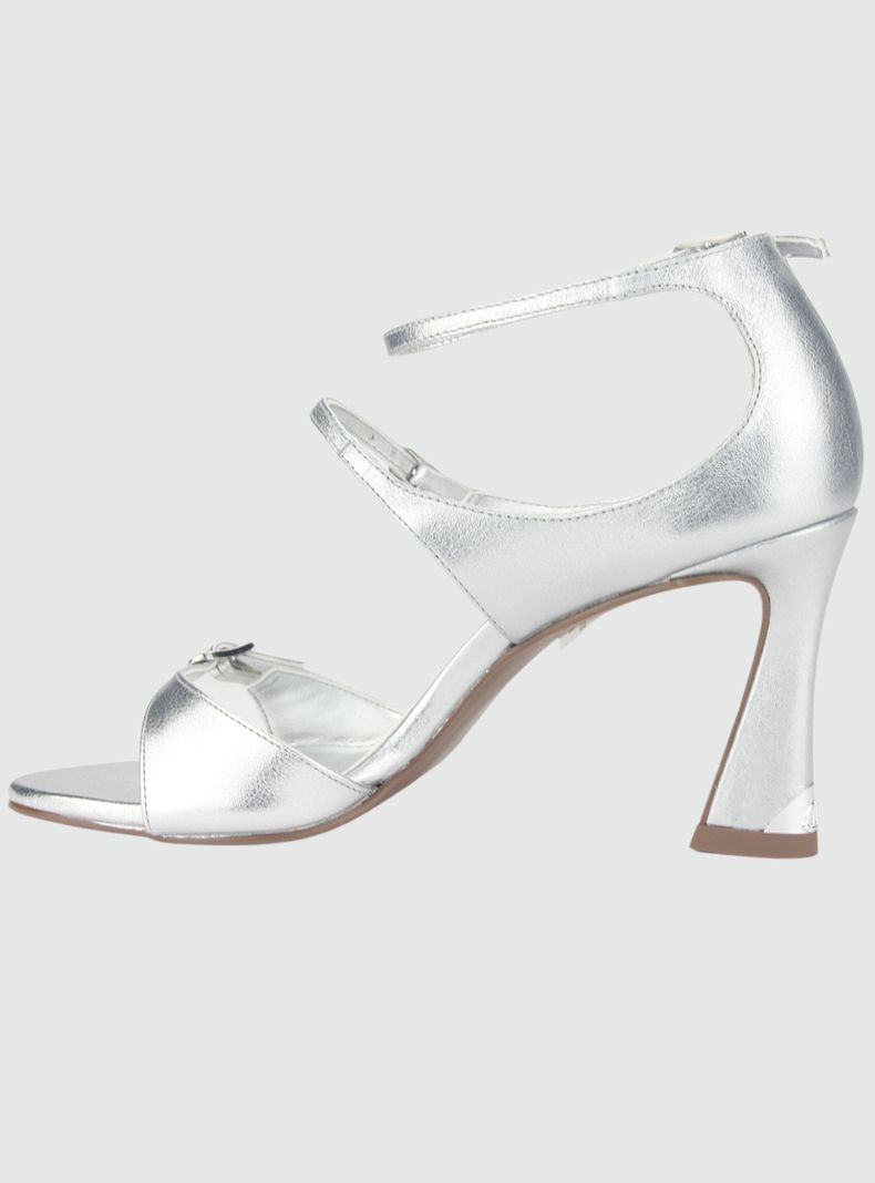 Sandalia Jorge Bischoff Mujer J18533001 Plateado Casual-1