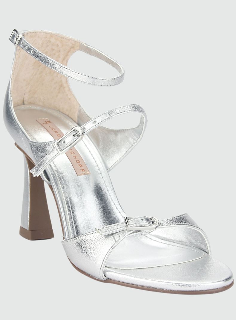 Sandalia Jorge Bischoff Mujer J18533001 Plateado Casual-2