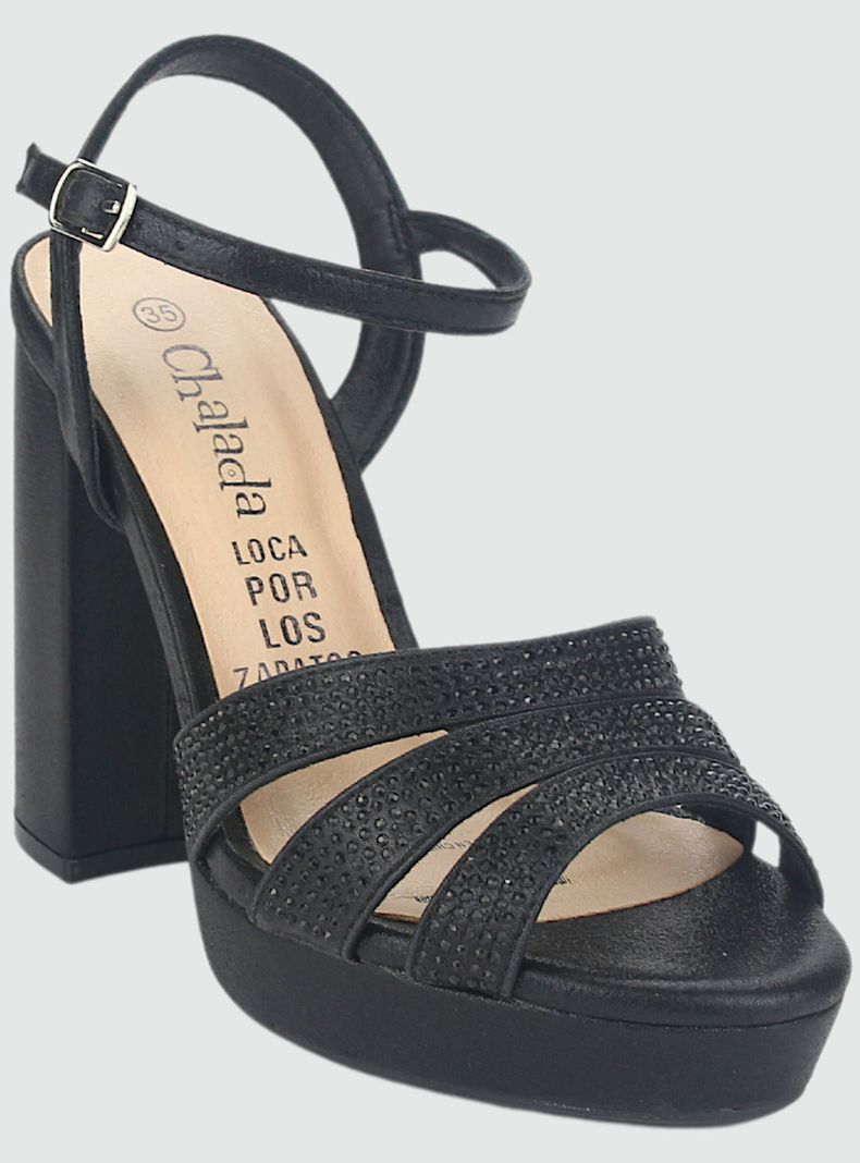 Sandalia Chalada Mujer Tita-1 Negro Casual-2
