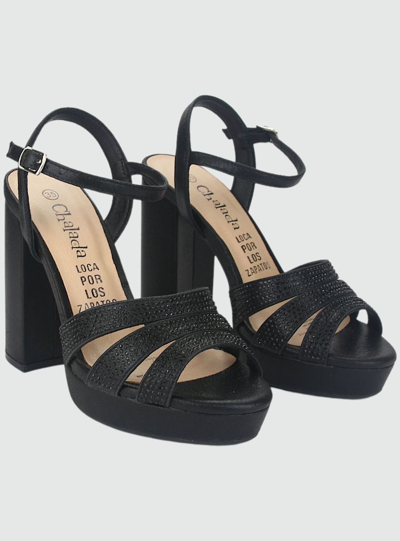 Sandalia Chalada Mujer Tita-1 Negro Casual-4