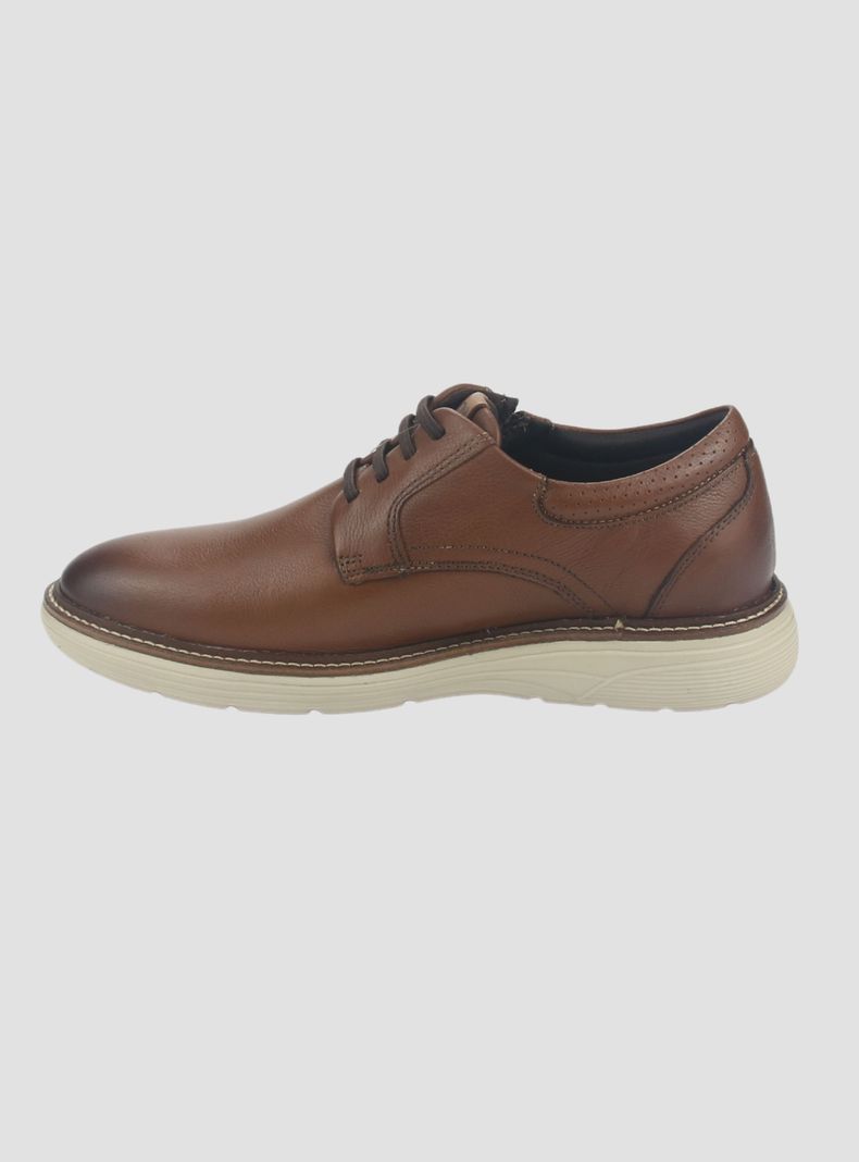 Zapato Ferracini Hombre 4565 Café Casual-1