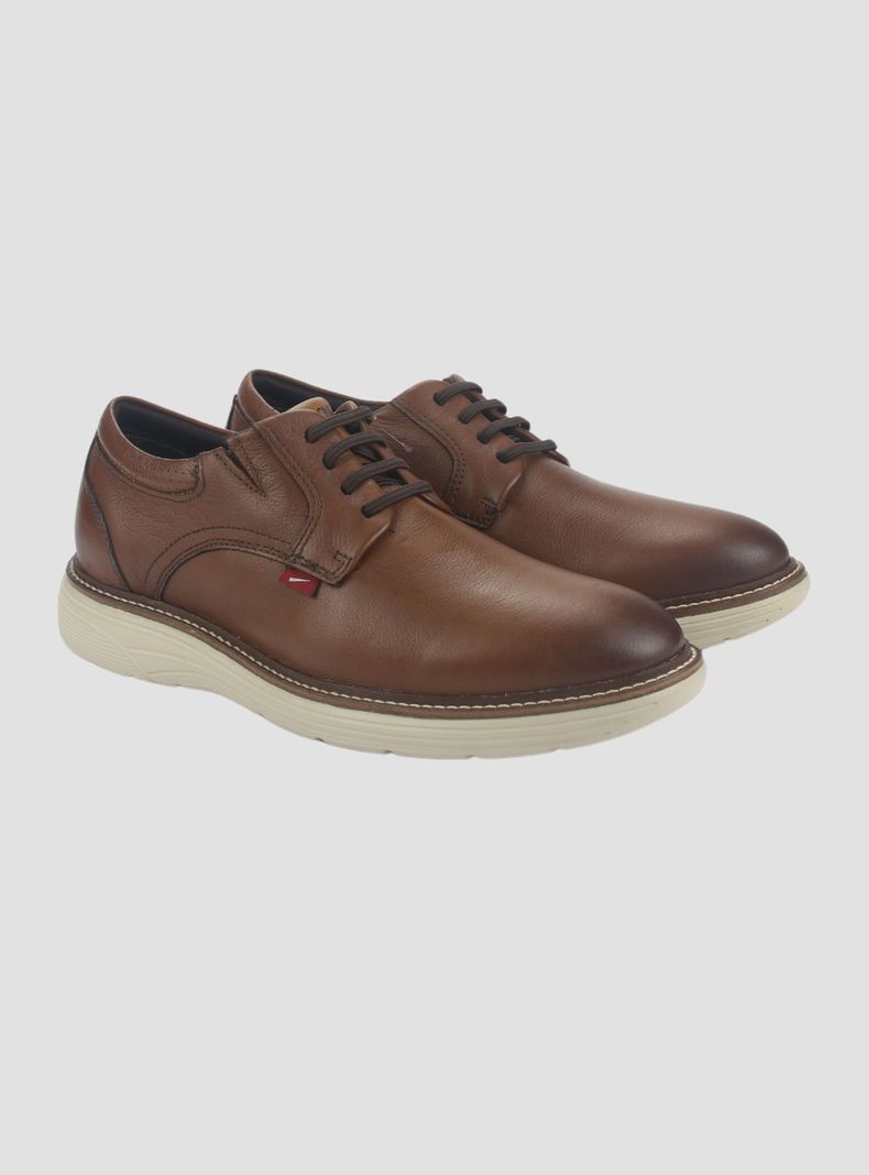 Zapato Ferracini Hombre 4565 Café Casual-4