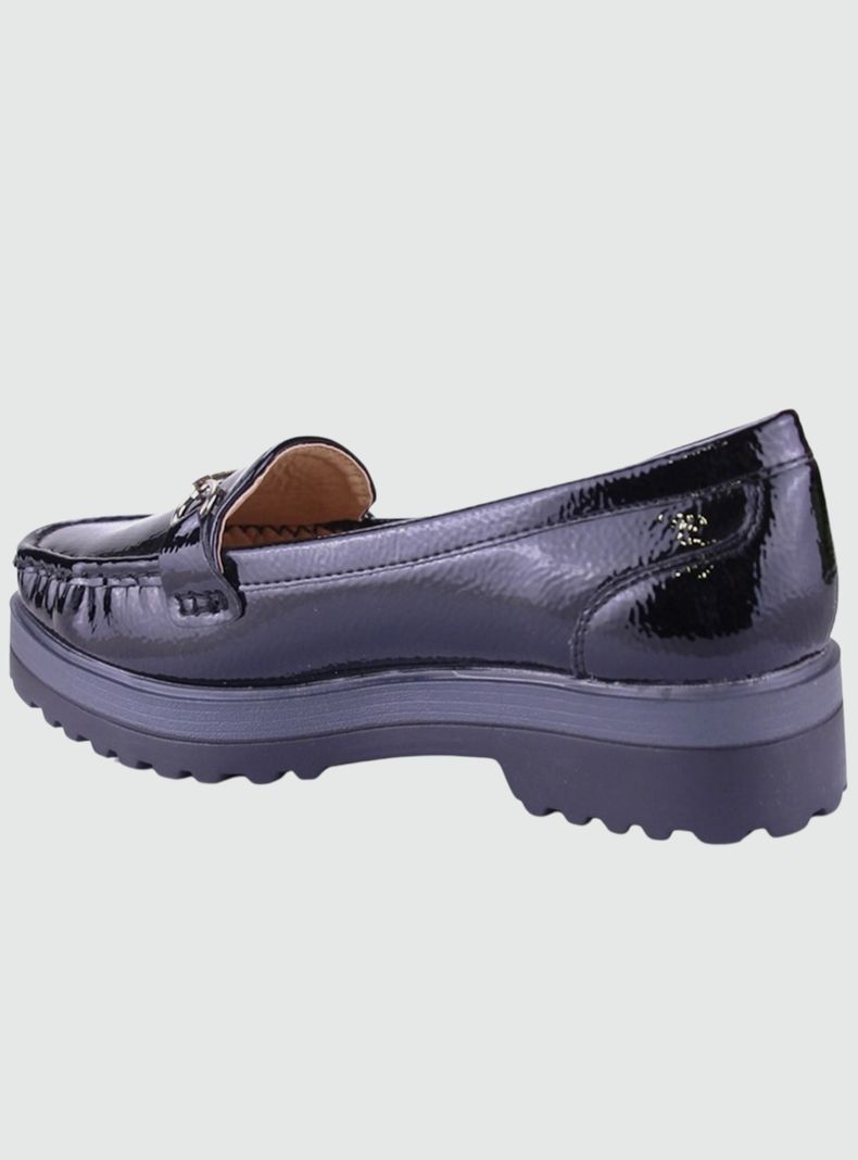 Zapato Chalada Mujer Grand-1 Negro Plataforma-1