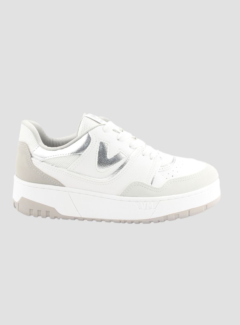 Zapatilla Via Marte Mujer 042-001-02 Blanco Casual-1