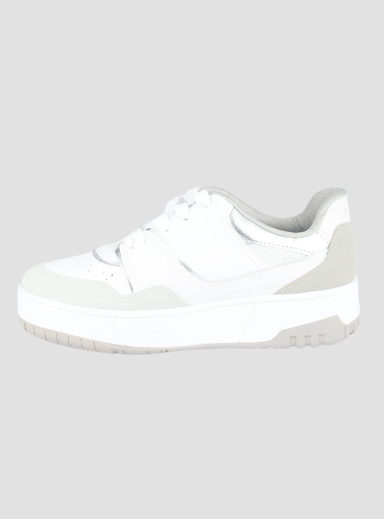 Zapatilla Via Marte Mujer 042-001-02 Blanco Casual-2